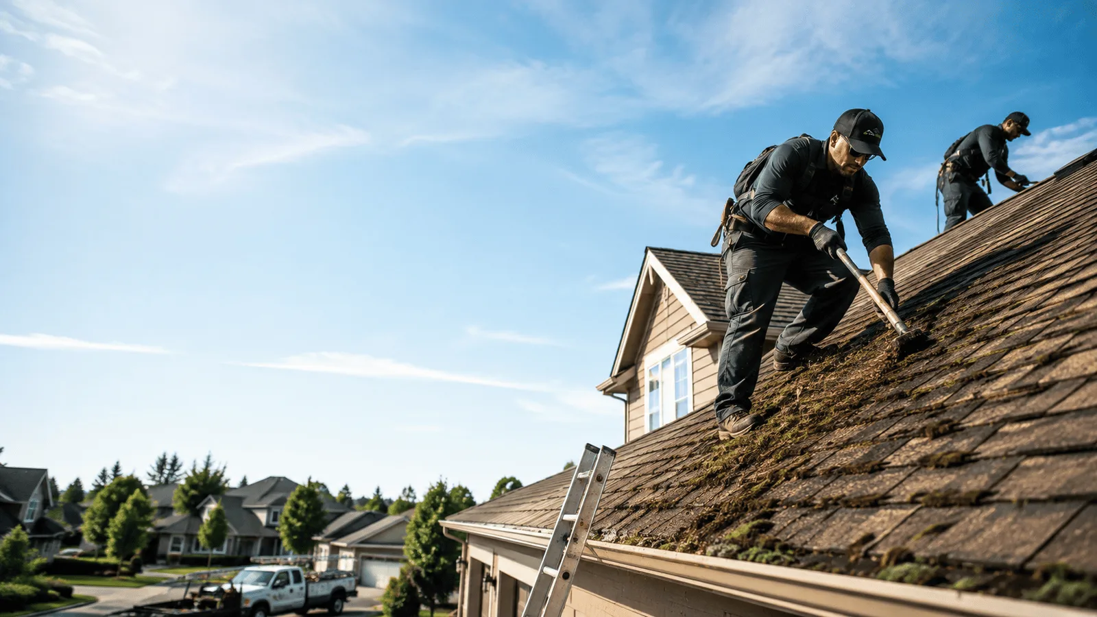 Roof Moss Removal in Hydes, MD near me